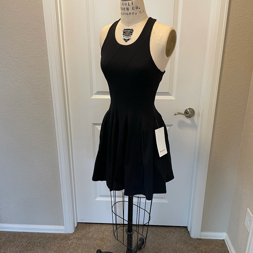Black Lululemon Tennis Dress; Sz 4